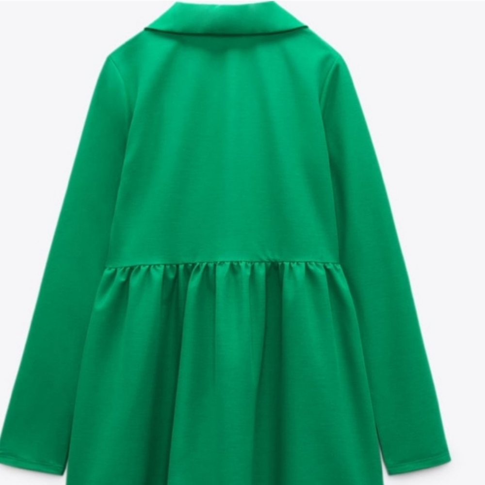 Zara Voluminous Green Dress - Picture 6 of 6